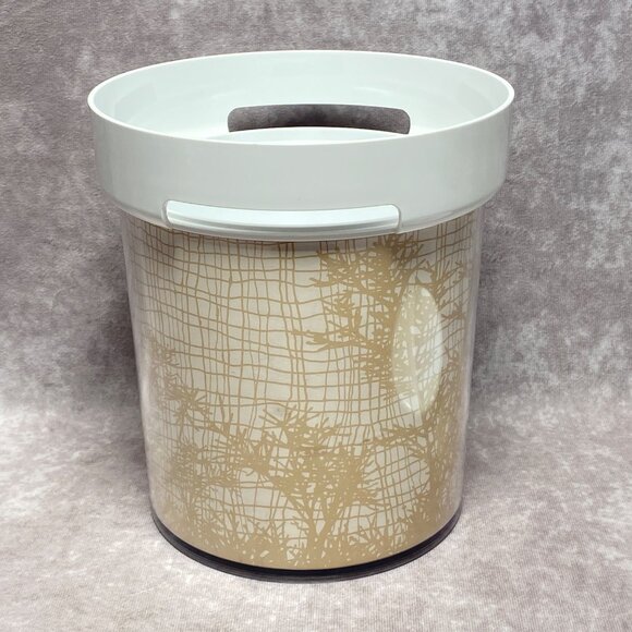 Vintage Thermo-Serv Ice Bucket Shadow Fern Pattern With Lid Barware USA - Picture 10 of 14